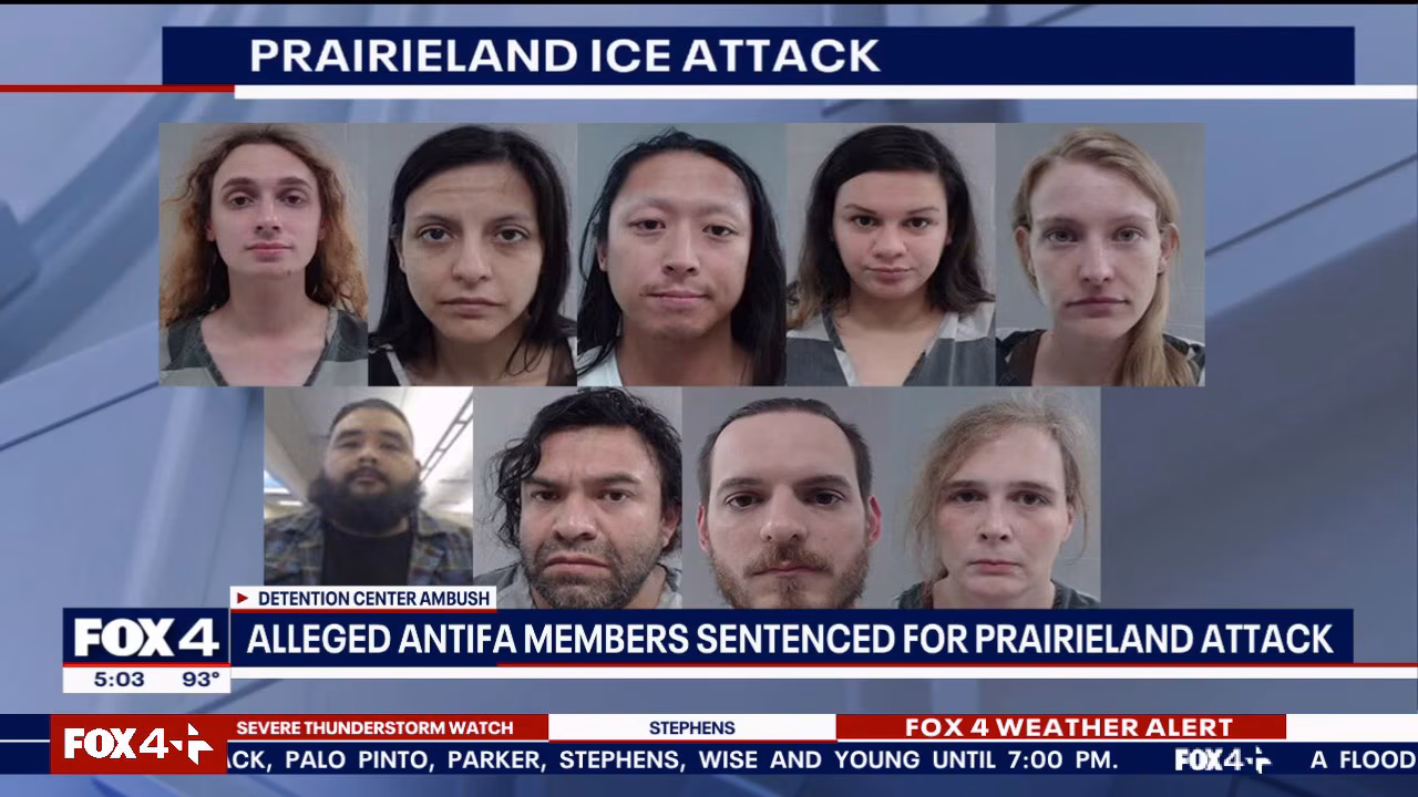Sentences handed out for Prairieland ICE facility attackers