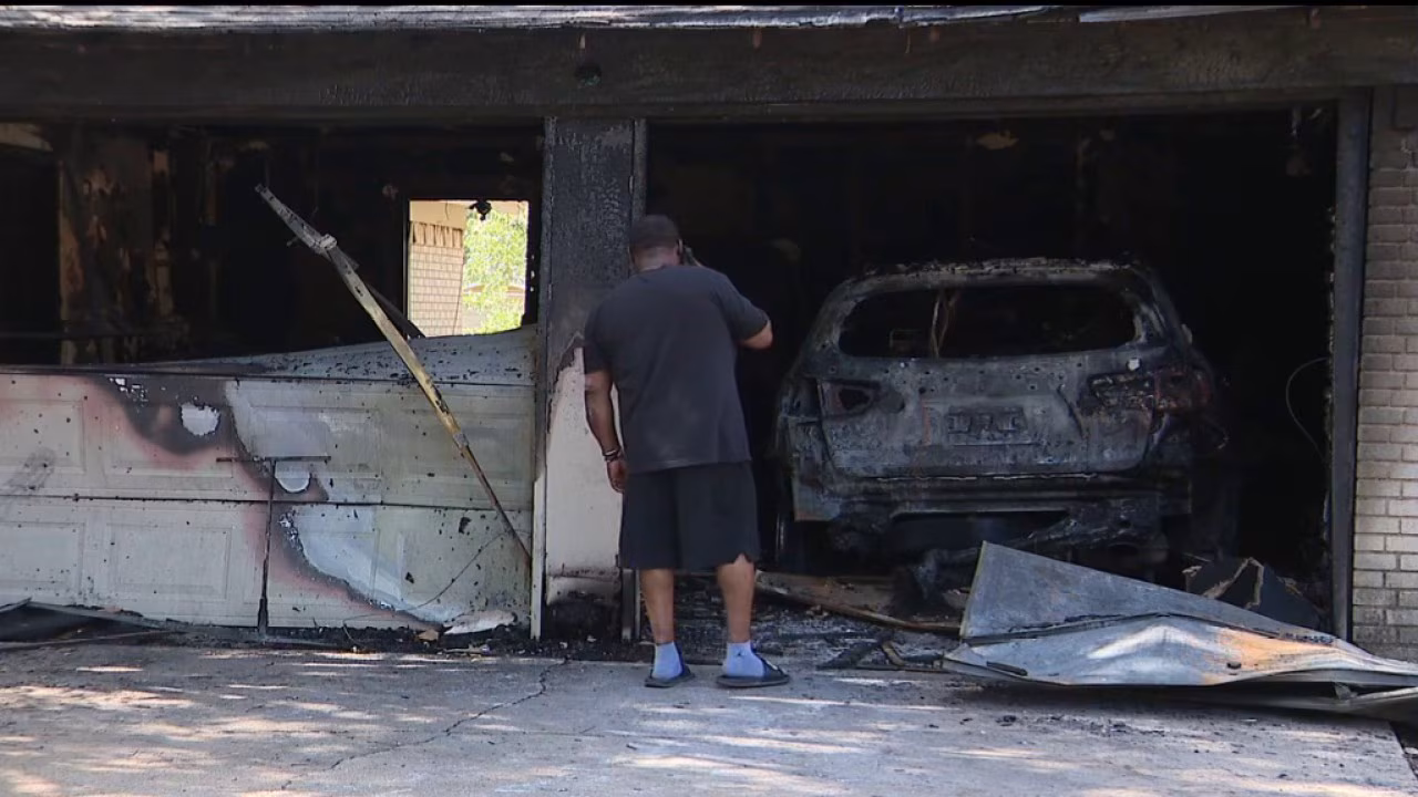 Fort Worth family says fireworks sparked house fire