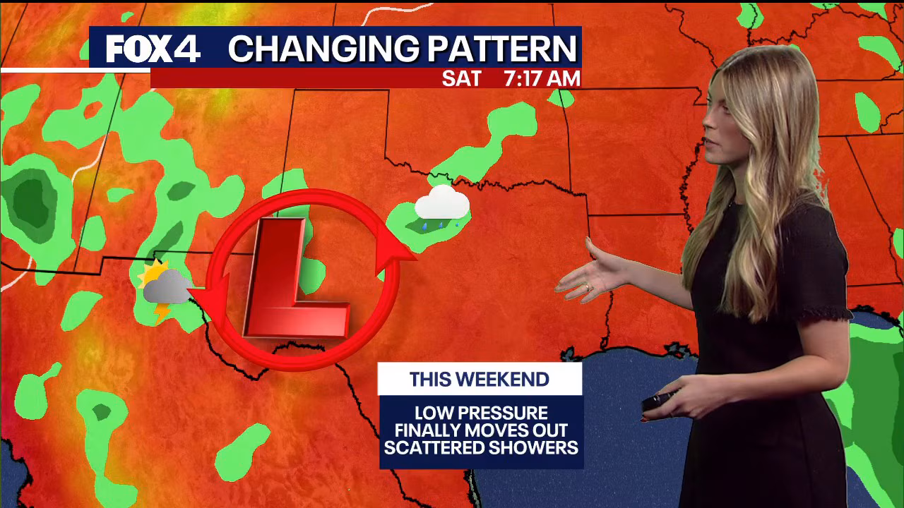 Texas rain departs as extreme heat wave brings triple-digit temperatures