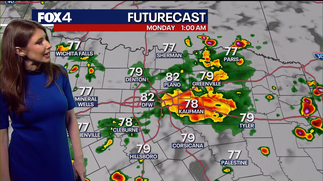 Dallas Weather: Severe storms move across metroplex ahead of triple-digit heat