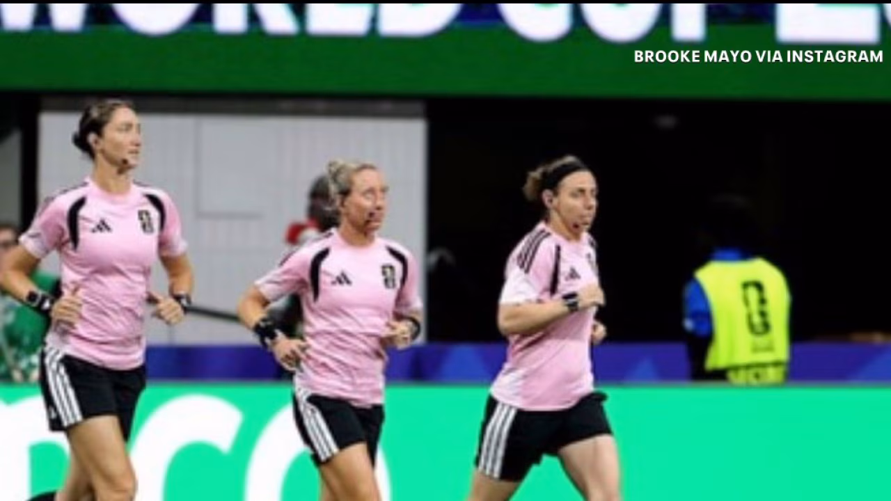 Garland native Brooke Mayo makes World Cup history as part of first all-female US referee trio