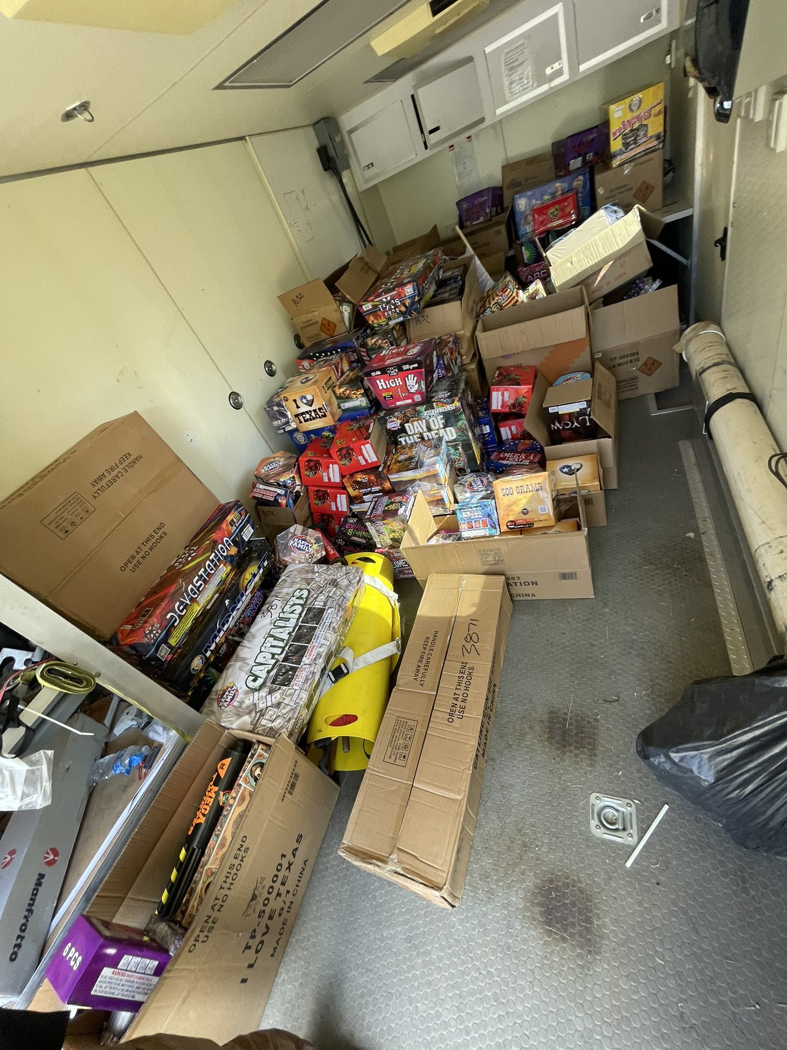 Fort Worth Police shut down illegal fireworks operation