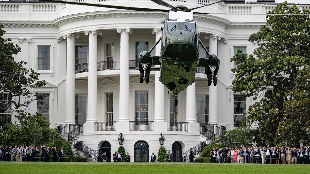 Trump confirms a helipad is being built on the White House lawn